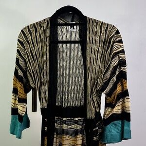 M Missoni Open-Front Knit Cardigan / Wrap Sweater – Size IT40